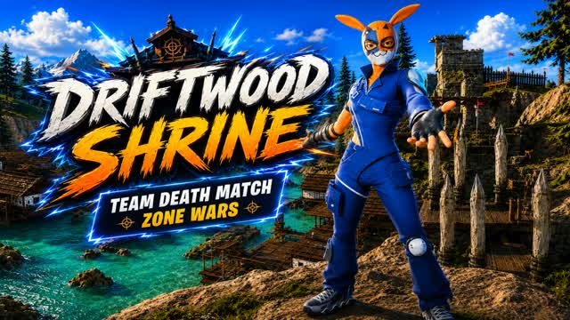 team zone wars - Driftwood shrine — Fortnite Creative map