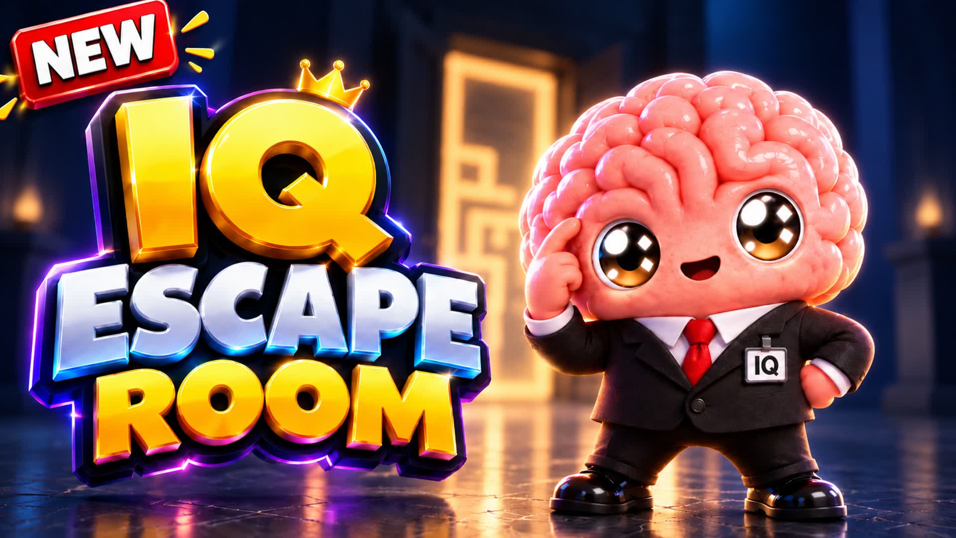 MEGA BOSS🧠IQ ESCAPE ROOM — Fortnite Creative map