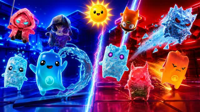 RVB RED VS BLUE🔴🔵SUMMER — Fortnite Creative map