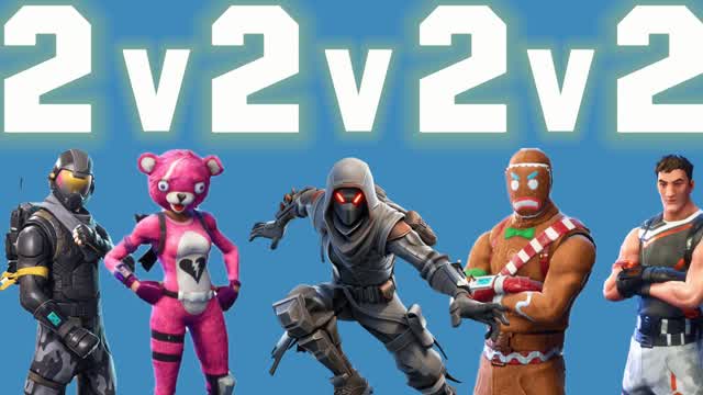2v2v2 BOX FIGHT — Fortnite Creative map cover art