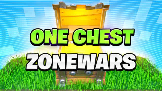ONE CHEST ZONE WARS — Fortnite Creative map cover art