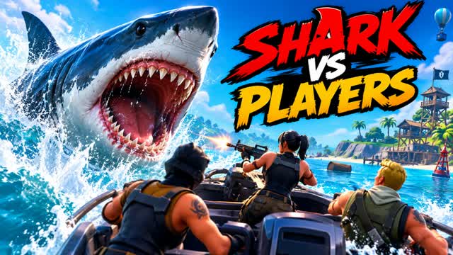 Sharks Vs Players — Fortnite Creative map