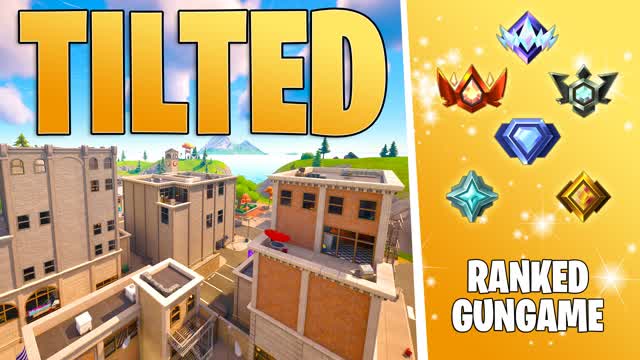 TILTED 💥 GUN GAME - RANKED - — Fortnite Creative map cover art