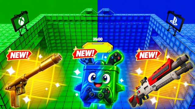 MEGA PLAYSTATION VS XBOX 💙💚 — Fortnite Creative map