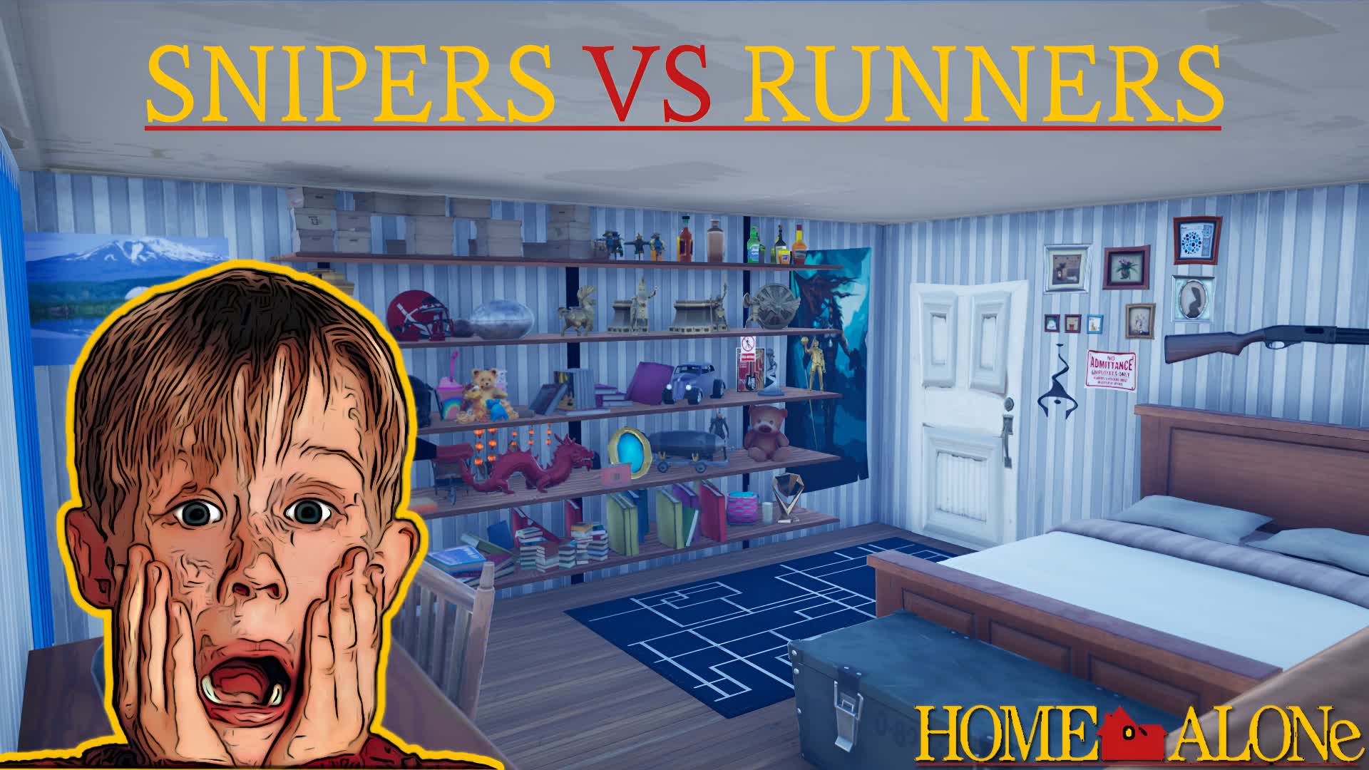 🎯 SNIPERS VS RUNNERS 🏃 — Fortnite Creative map