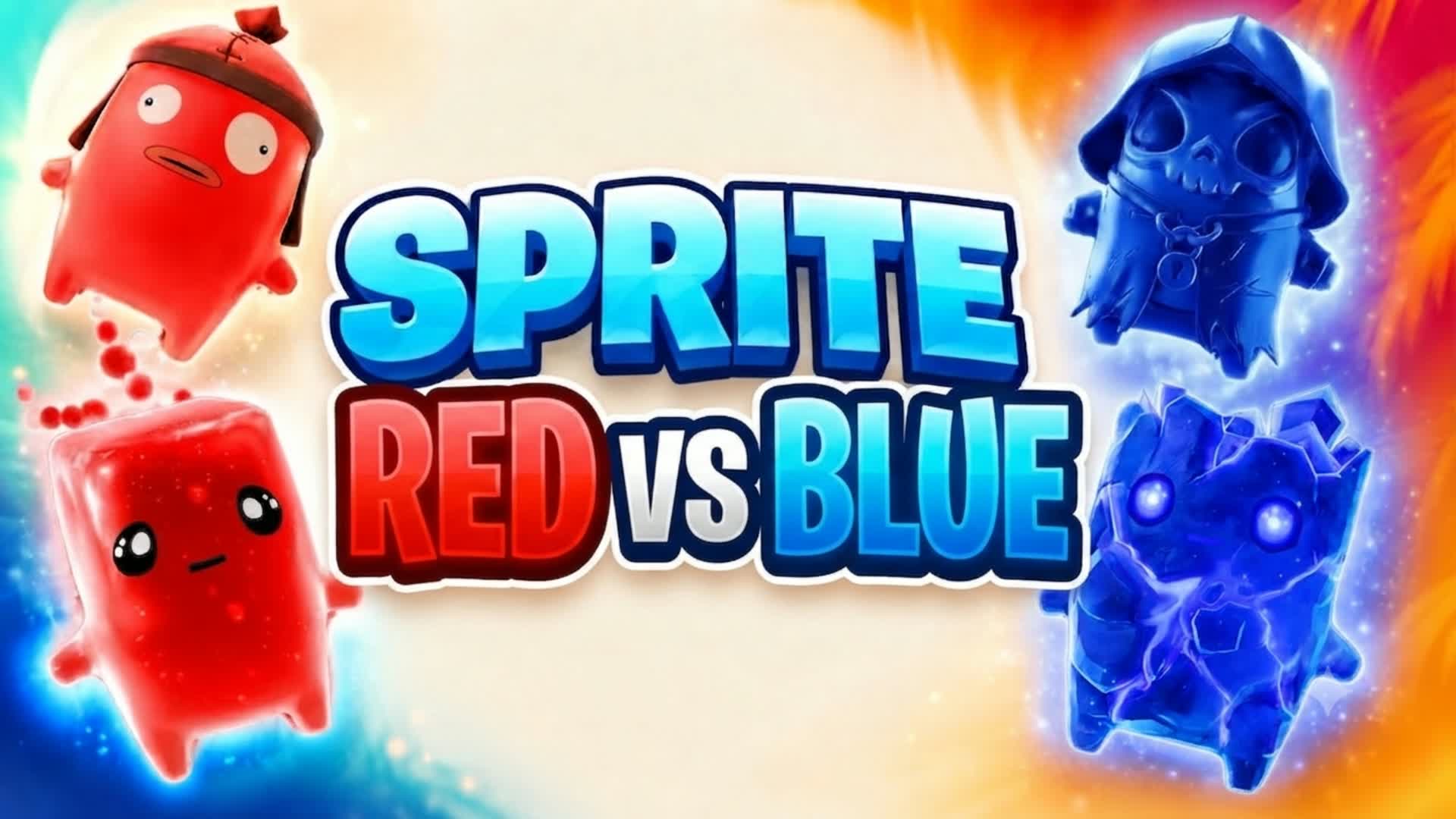 SPRITE RED VS BLUE 🔵🔴 — Fortnite Creative map