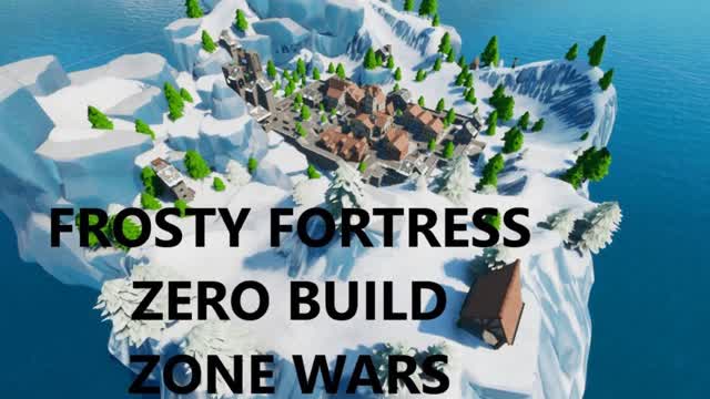 FROSTY FORTRESS ZERO BUILD ZONE WARS — Fortnite Creative map