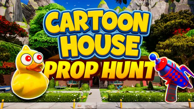 Cartoon House - Prop Hunt — Fortnite Creative map cover art