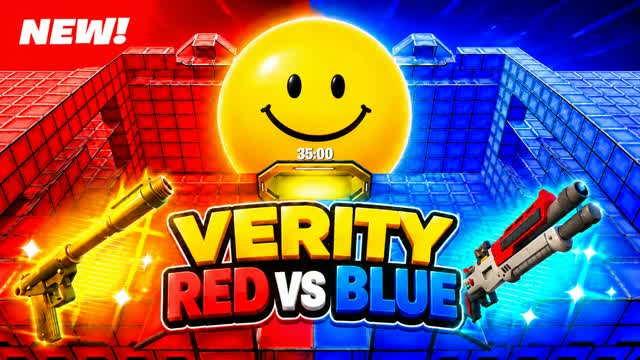 VERITY RED VS BLUE🔴🔵 — Fortnite Creative map