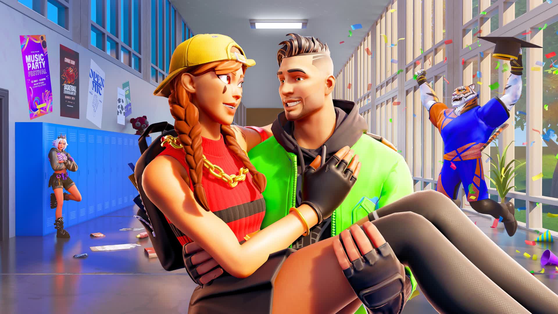 📚College RP - Party Royale — Fortnite Creative map