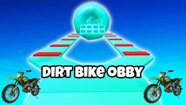 Dirt Bike Obby — Fortnite Creative map cover art