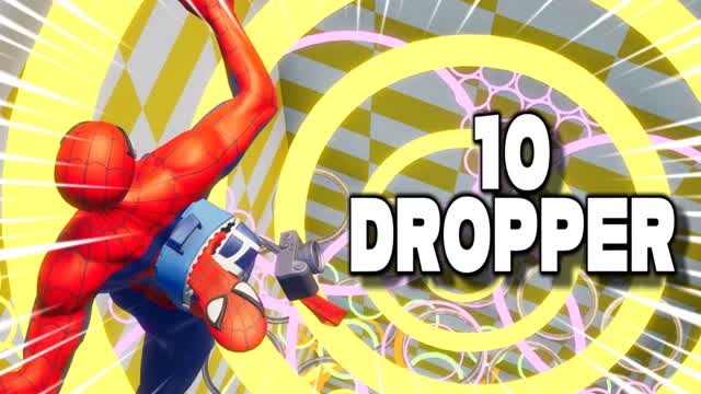 🪂 10 DROPPER 🪂 — Fortnite Creative map cover art