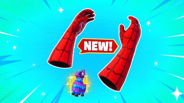 SPIDER-MAN RED VS BLUE CRASH 🔴🔵 — Fortnite Creative map cover art