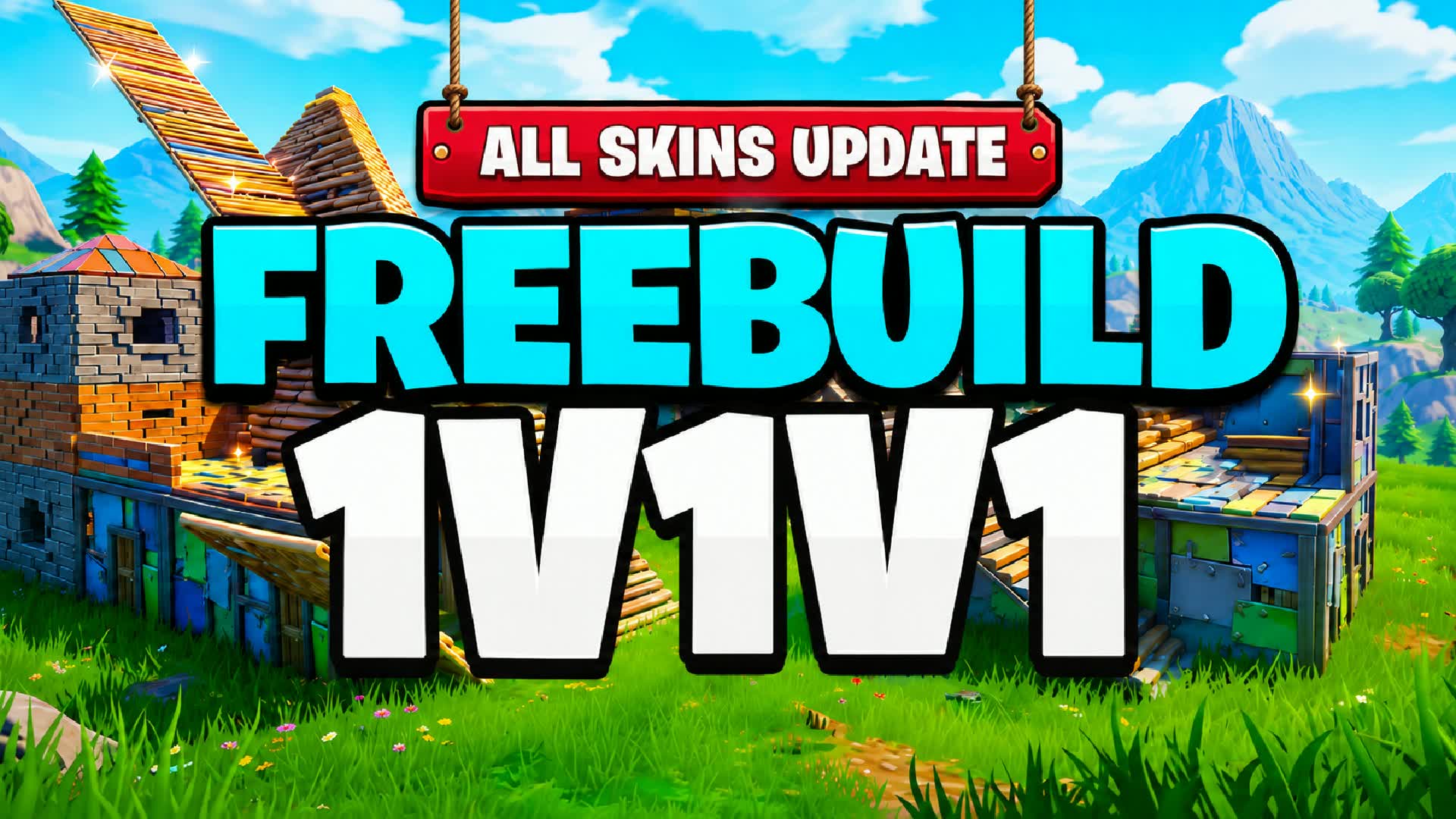 FREEBUILD 1V1V1 FFA — Fortnite Creative map