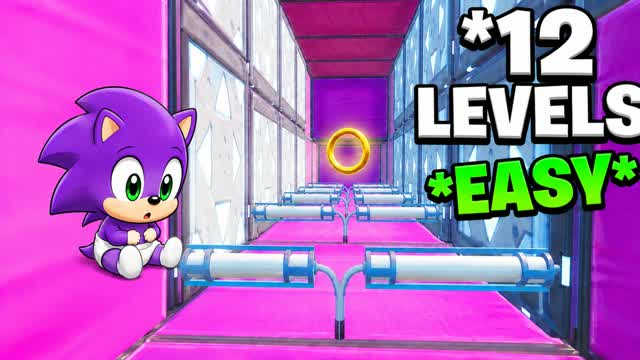 Sonic Deathrun Easy 12 Levels — Fortnite Creative map