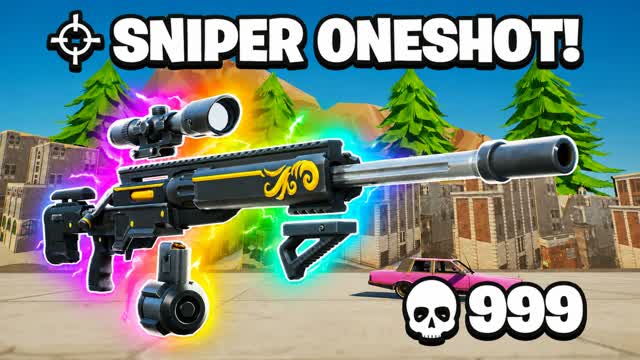 ONE SHOT SNIPER 🎯 — Fortnite Creative map