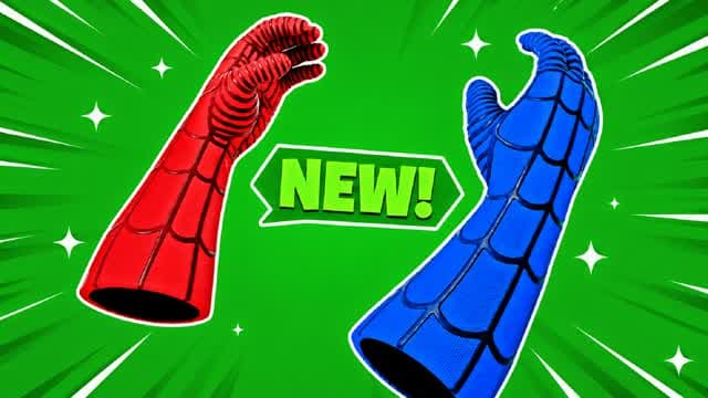 SPIDER-MAN RED VS BLUE RUSH HONOR 🔴🔵 — Fortnite Creative map cover art