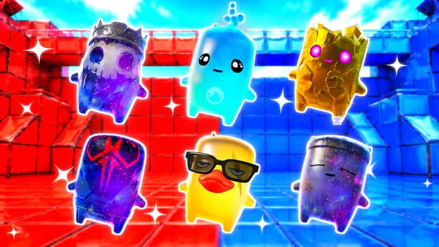 RED VS BLUE NEBULA DRIFTER 🔴🔵 — Fortnite Creative map