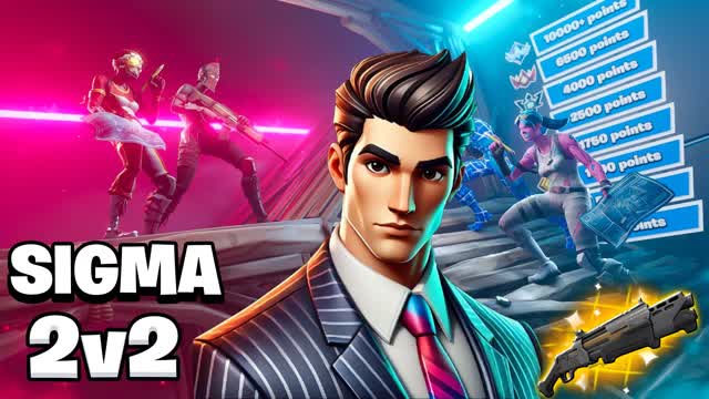Sigma 2V2 Piece Control — Fortnite Creative map cover art