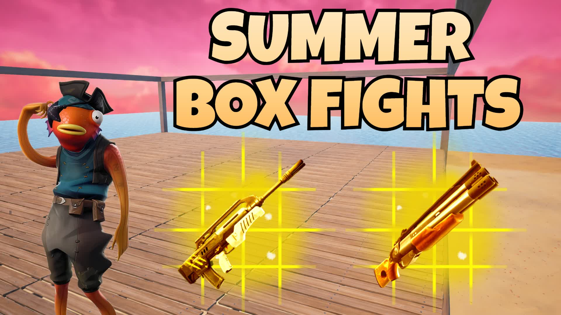 🏖️ Summer Beach Box Fights! 🌊 — Fortnite Creative map