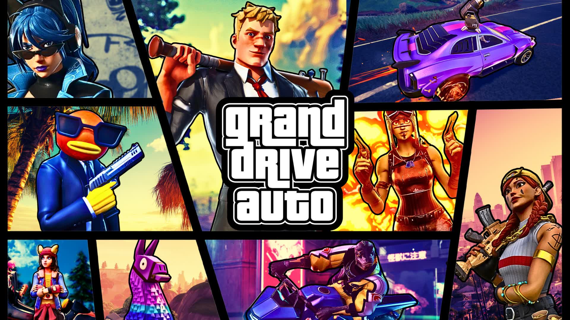 DRIVE FFA HERO OPEN WORLD GUN GAME — Fortnite Creative map