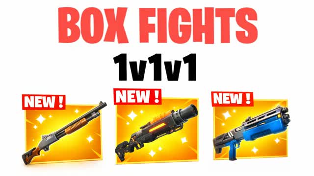 BIGGEST 1v1v1 BOX FIGHTS 📦 — Fortnite Creative map cover art