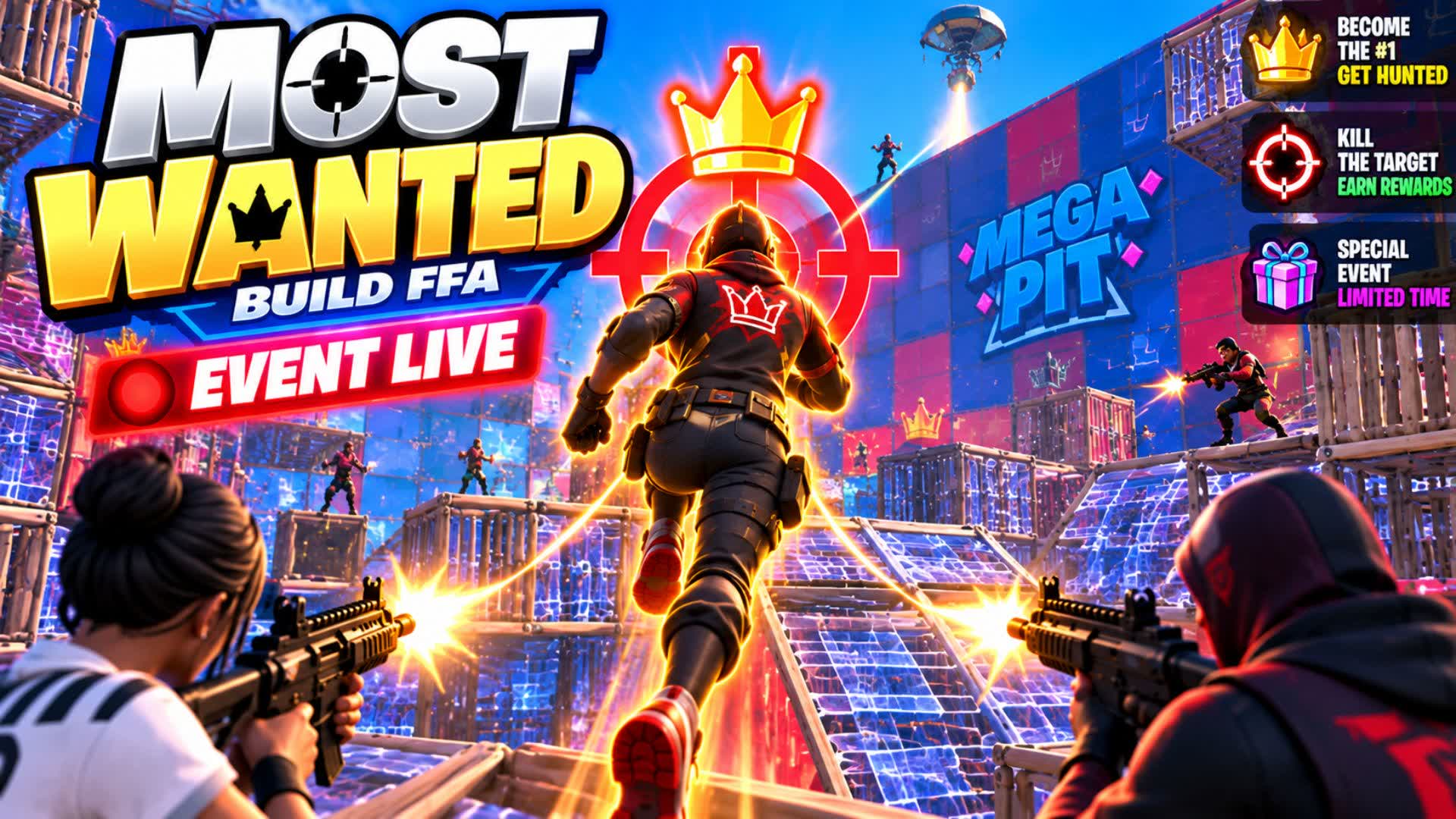 HUNT THE #1 👑 FRENZY FFA — Fortnite Creative map