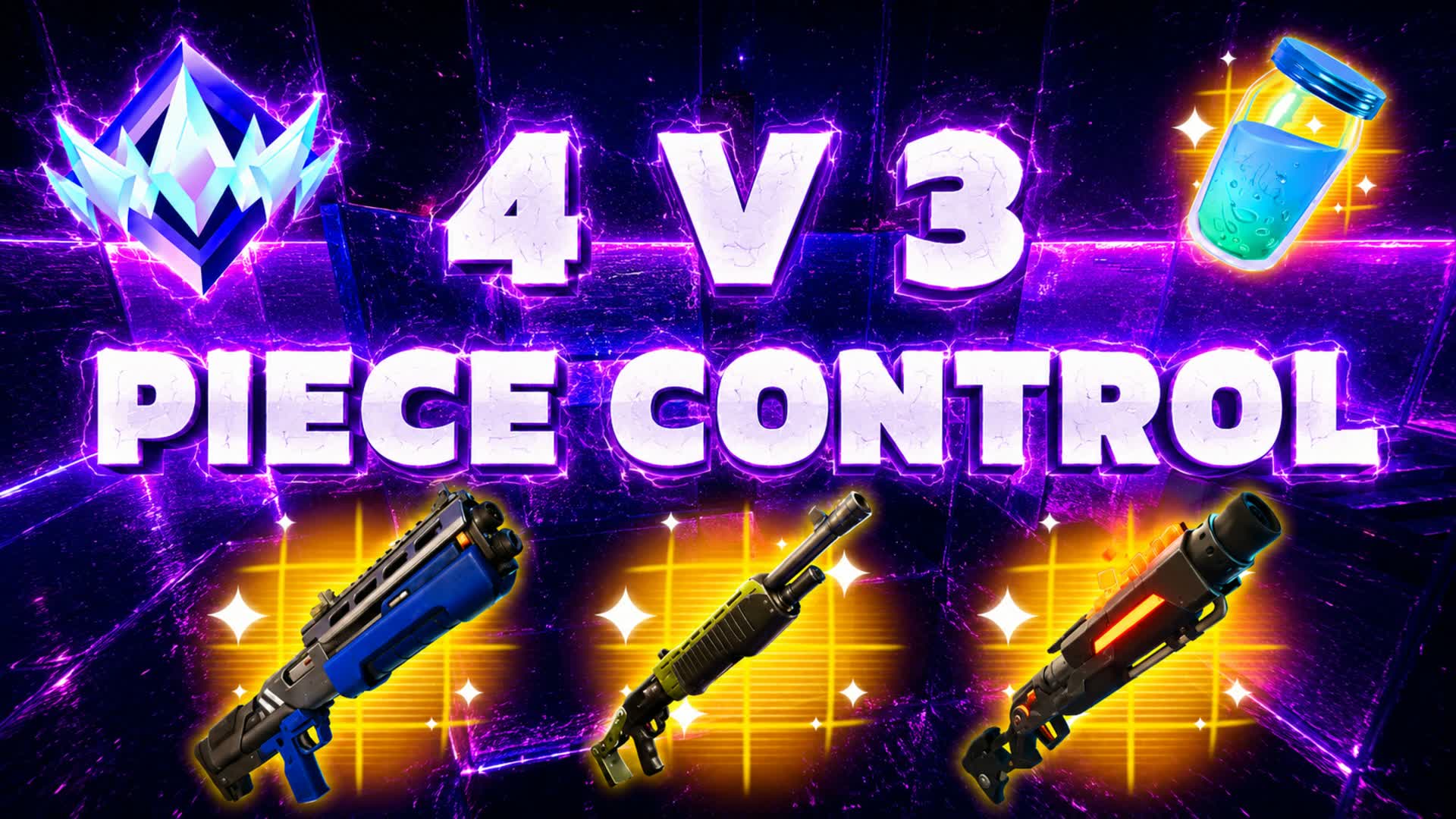 PIECE CONTROL 4V3 [3V3] [3V4] 🎯 — Fortnite Creative map