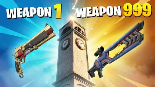 🔫 Towers 😎 Gun Game One Shot — Fortnite Creative map