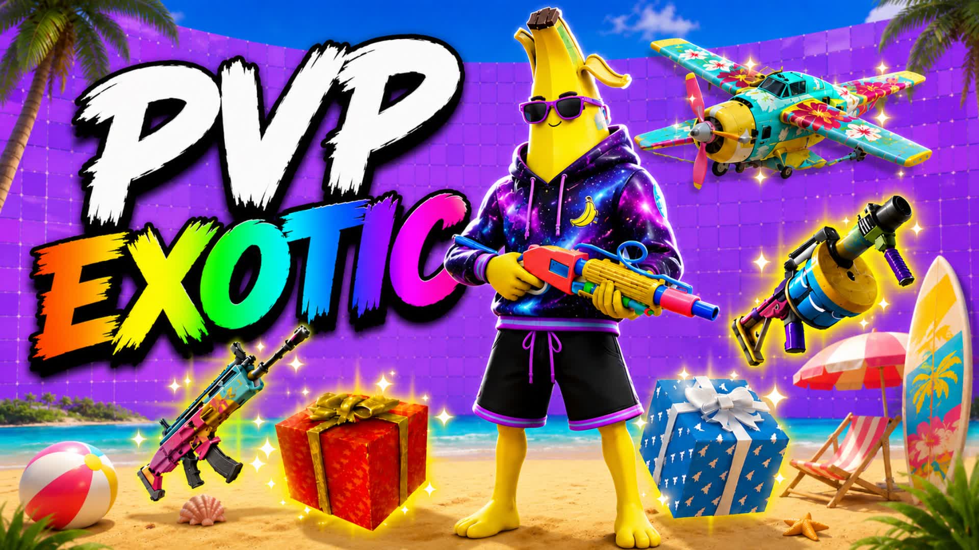 🔫 SUPER BEST 1V1 PVP – ALL GUNS & FFA🎯 — Fortnite Creative map