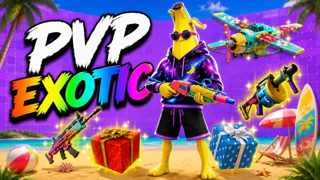 🔫 SUPER BEST 1V1 PVP – ALL GUNS & FFA🎯 — Fortnite Creative map cover art