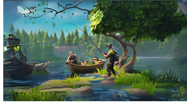 Fishing Simulator — Fortnite Creative map cover art