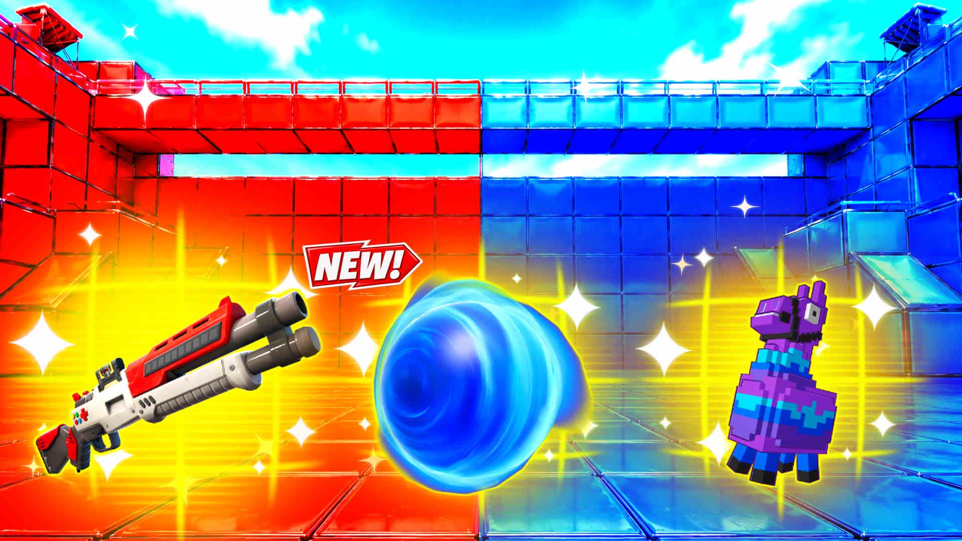 RED VS BLUE SKYWARD FOCUS 🔴🔵 — Fortnite Creative map