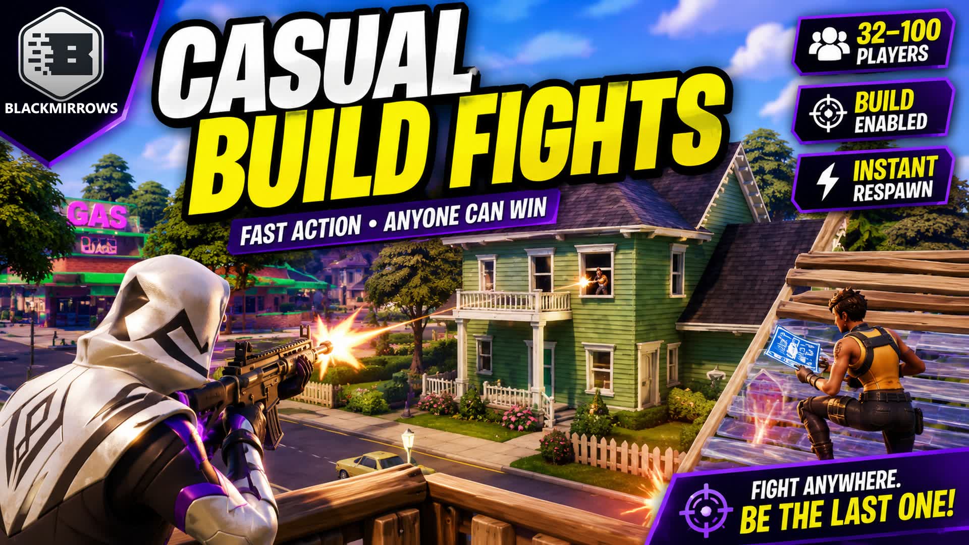 Zona de Batalla BlackMirrows — Fortnite Creative map