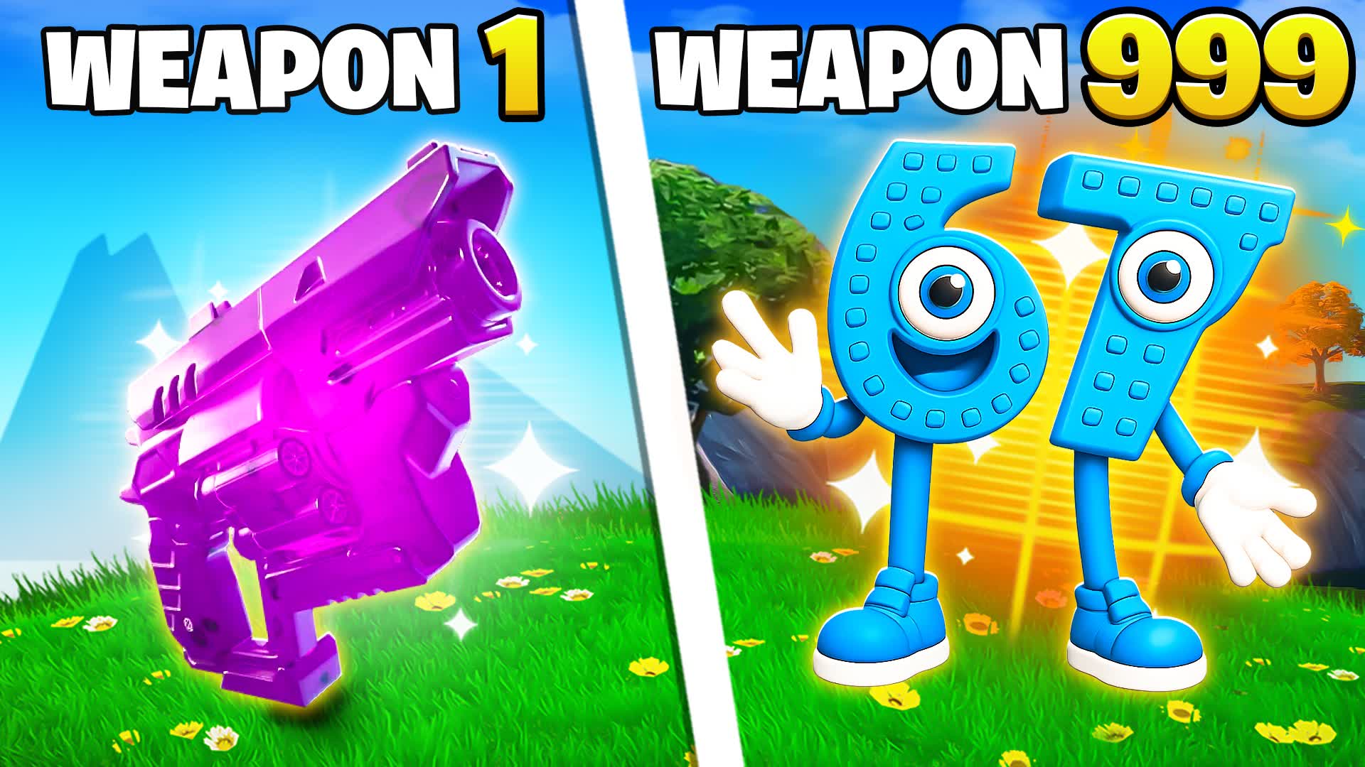 🍀 SPRING GUN GAME 🔫 ONE SHOT 🎯 DRIVE — Fortnite Creative map