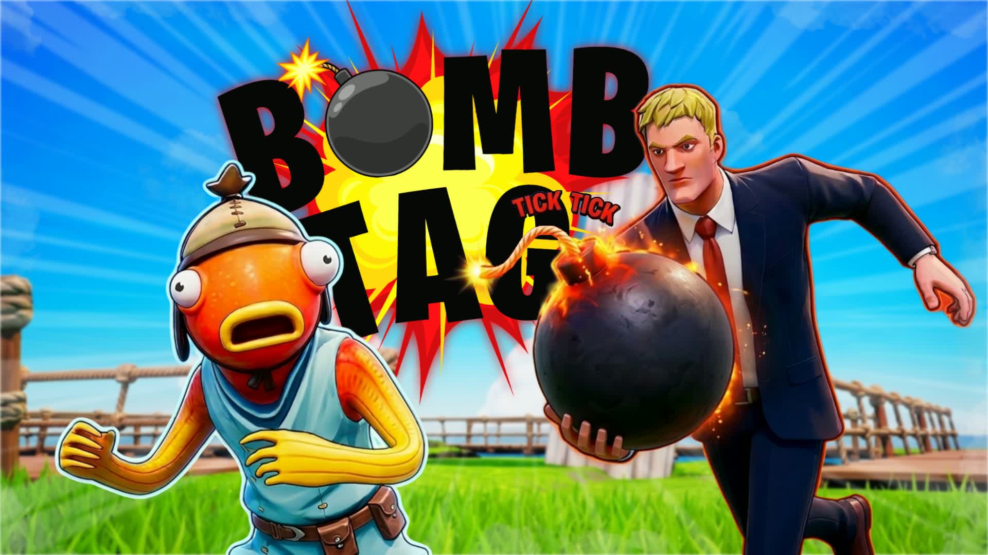 BOMB TAG - FREE FOR ALL — Fortnite Creative map