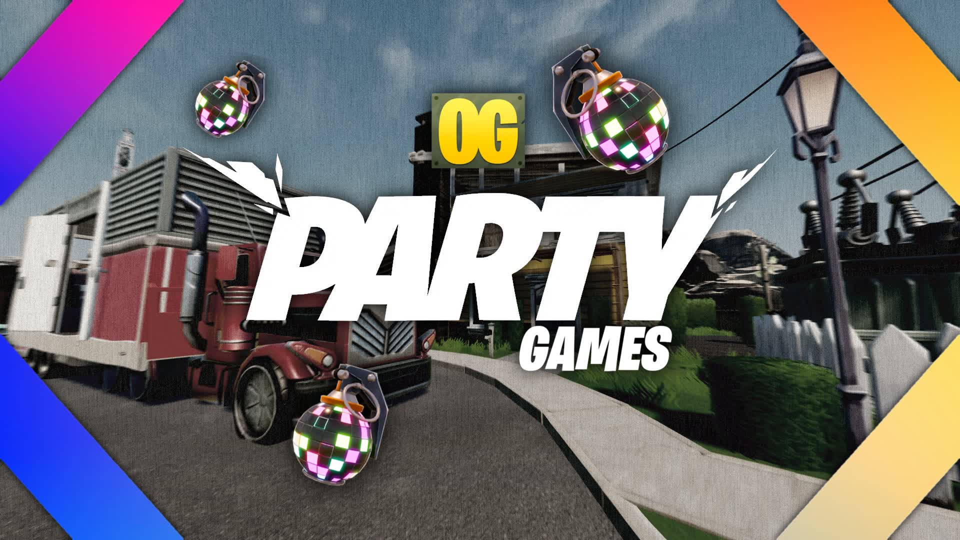 🎉 NoobTown Party Games 🎉 — Fortnite Creative map