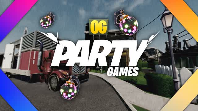 🎉 NoobTown Party Games 🎉 — Fortnite Creative map cover art