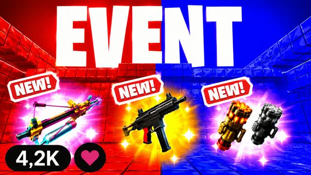 EVENT RED VS BLUE — Fortnite Creative map
