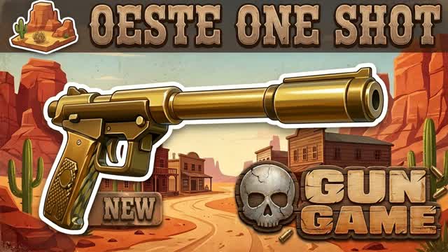 gun game one shot oeste — Fortnite Creative map