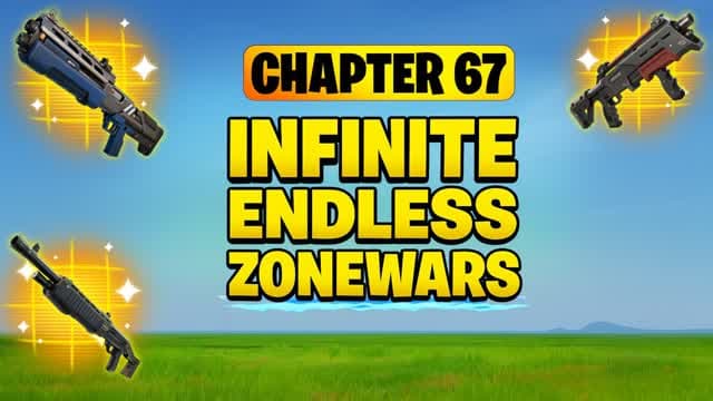 INFINITE ENDLESS ZONE WARS — Fortnite Creative map cover art