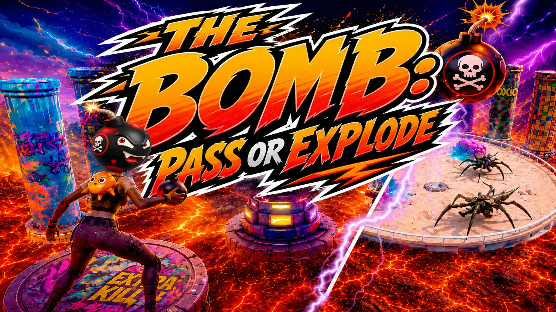 THE BOMB PASS OR EXPLODE — Fortnite Creative map