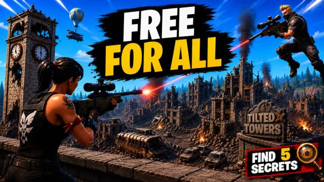FN sniper battles — Fortnite Creative map cover art