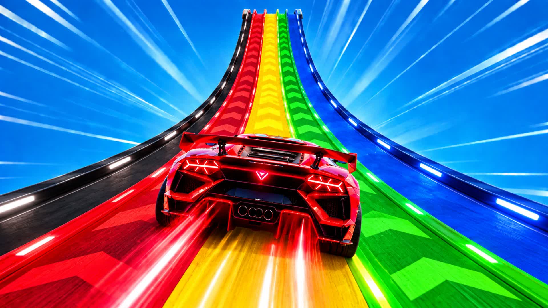 MEGA STUNTS - CAR GAME — Fortnite Creative map