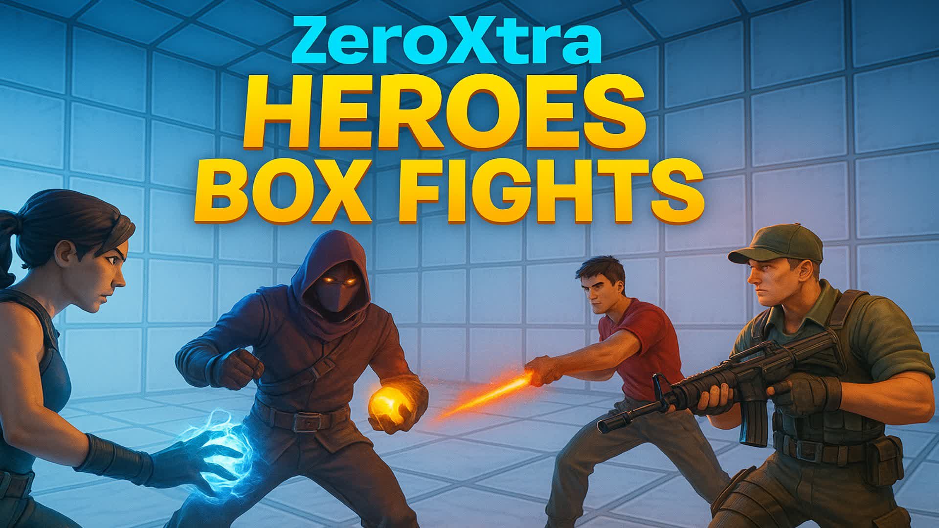 ZeroXtra Heroes Box Fights — Fortnite Creative map
