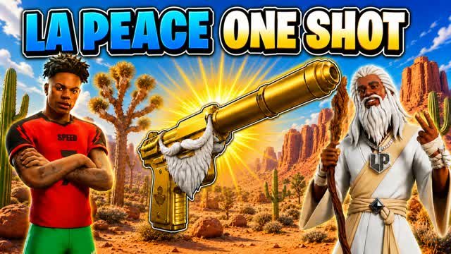 🌵DESERT LA PEACE ONE SHOT GUN GAME — Fortnite Creative map