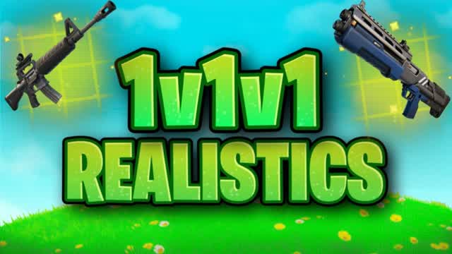 1v1v1  1v1 REALISTICS FREE FOR ALL — Fortnite Creative map