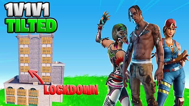 1V1V1 TILTED ZONE WARS [LOCKDOWN] — Fortnite Creative map