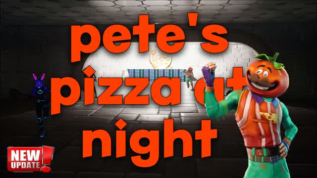 Petes pizza at night — Fortnite Creative map