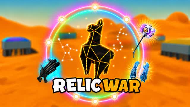 RelicWar — Fortnite Creative map cover art